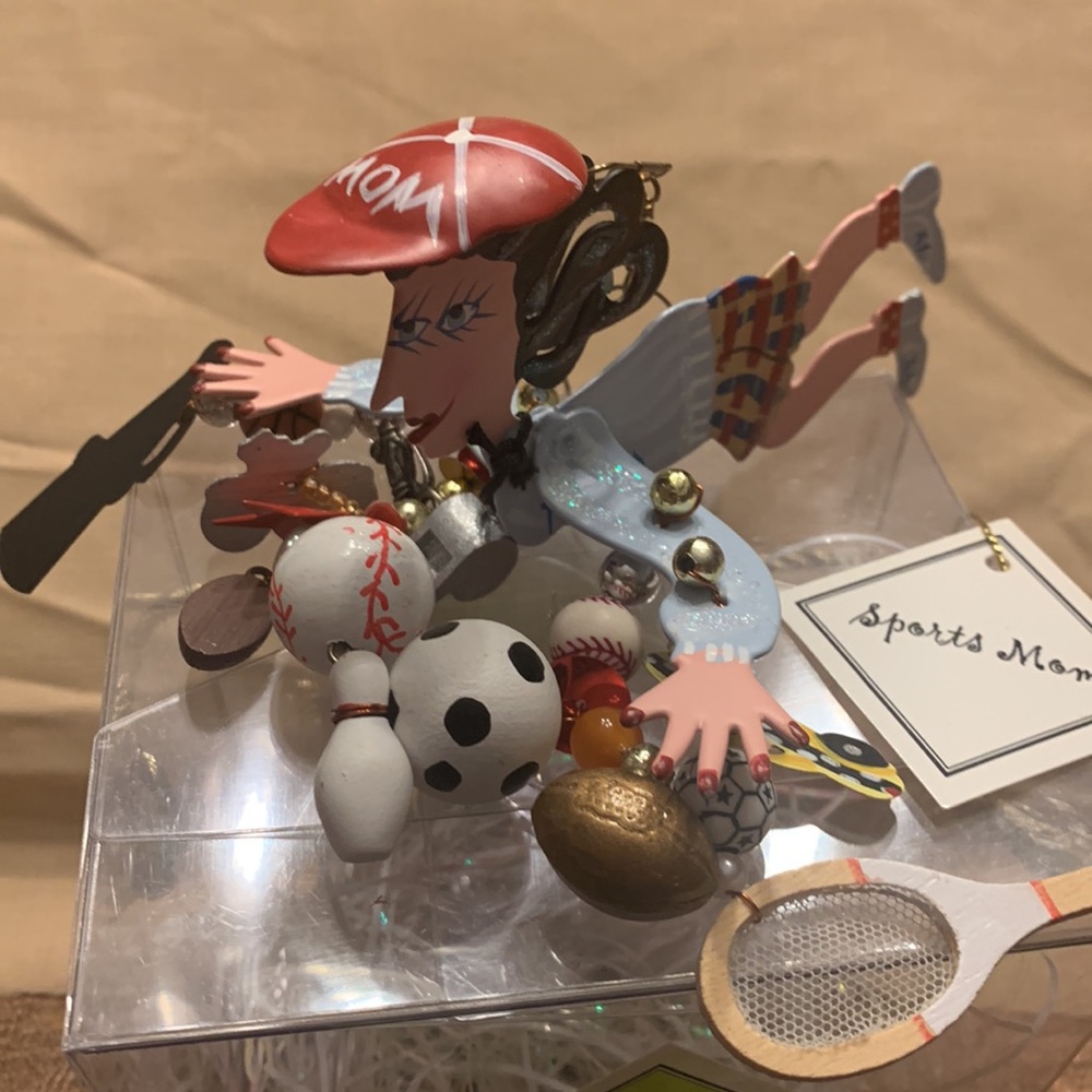 Silverstri Fanciful Flights Sports Mom ornament